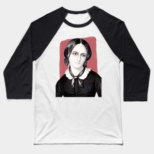 English Writer Emily Brontë illustration Baseball T-Shirt